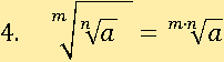 (a^(1/n))^(1/m)=a^(1/(m∙n))
